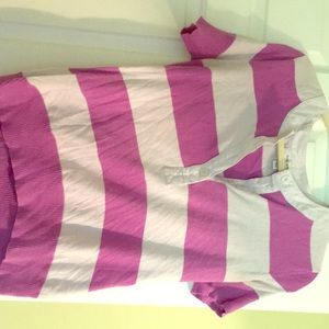 5/$15 💥Adorable purple and white striped top